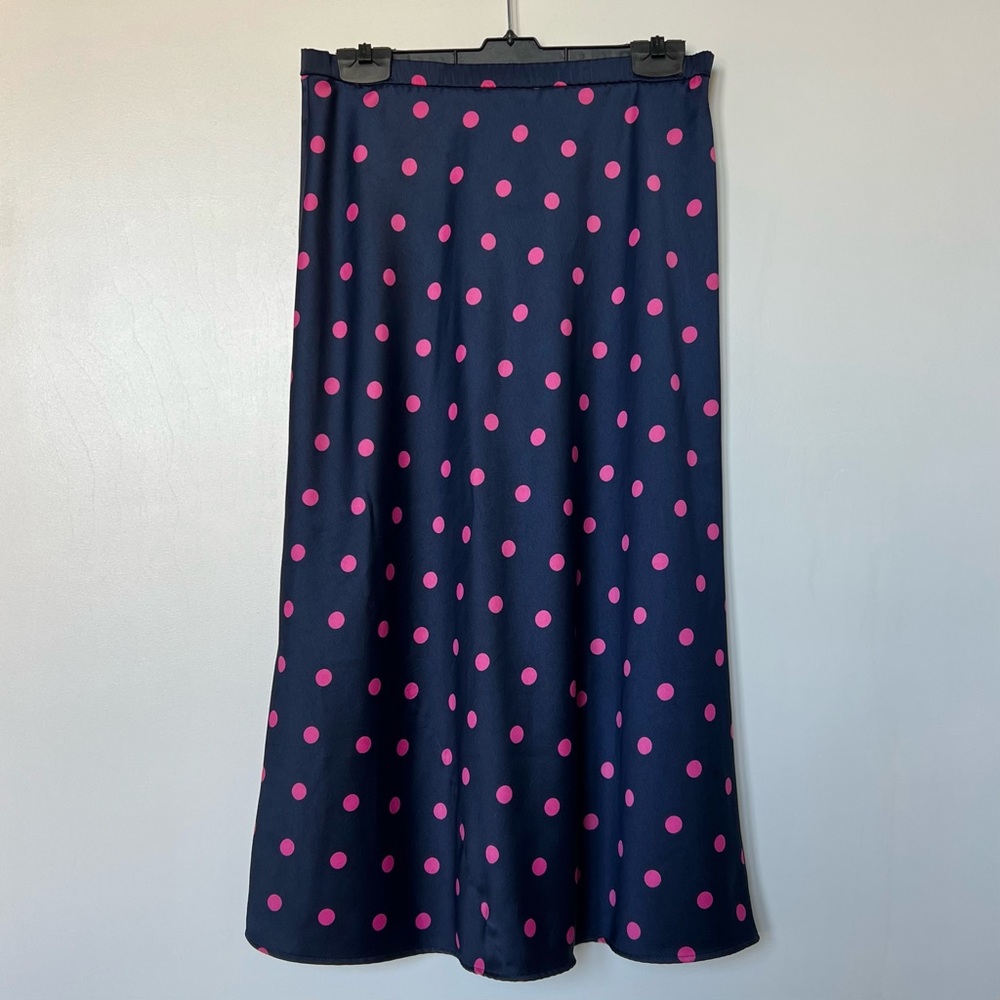 Zara polkadot midi skirt size S